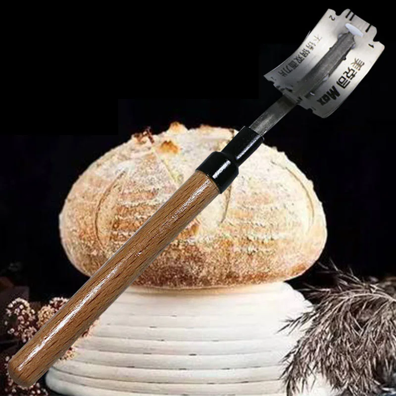 Хлеба фрезы с 4 шт. сменные лезвия для выпечки Ножи инструменты Западной багет