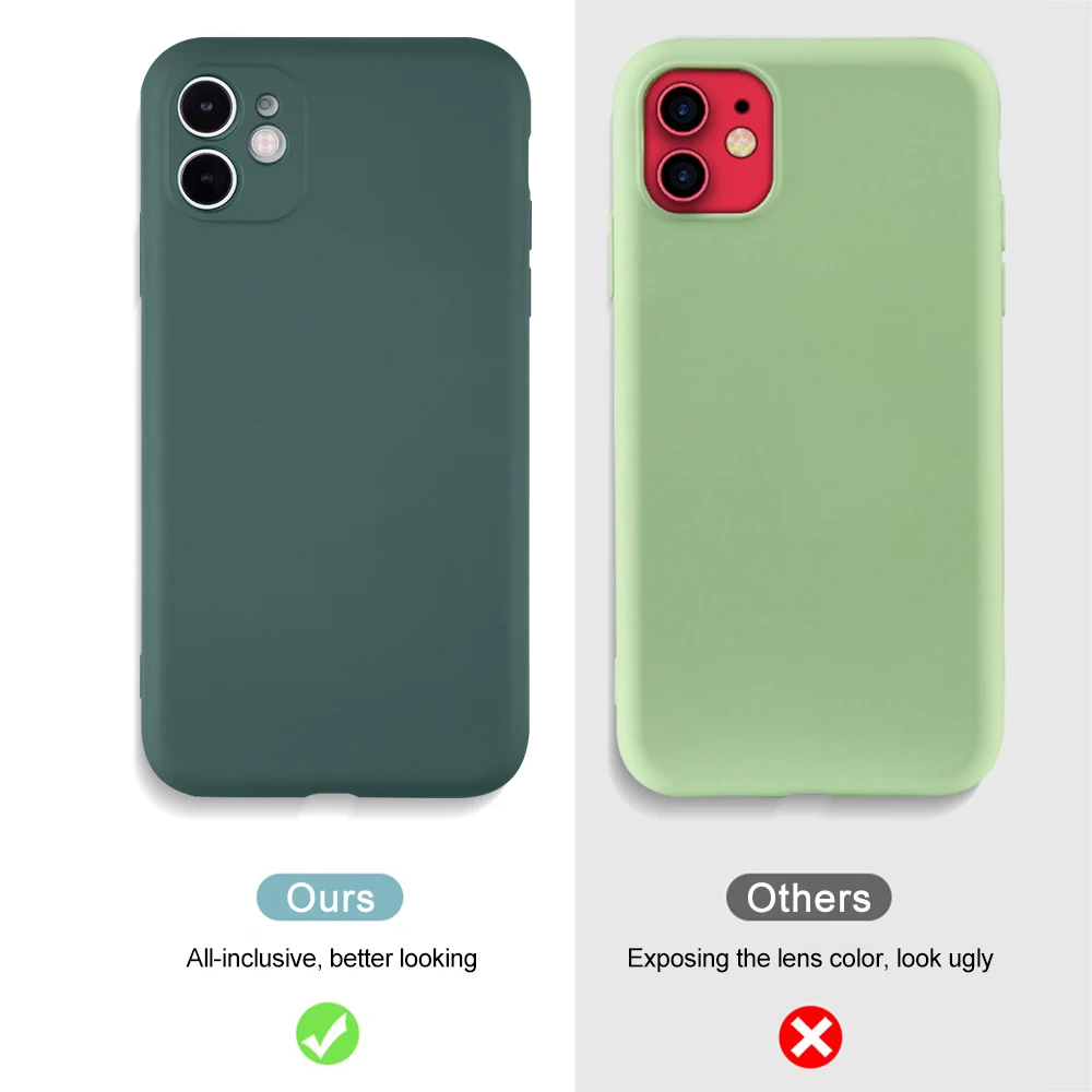 Однотонный жидкий силиконовый чехол для iPhone 11 Pro Max карамельный цвет полный