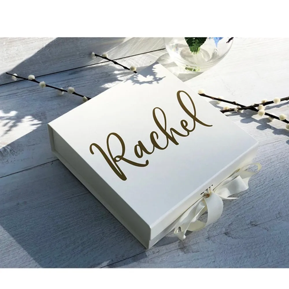 ,  Be My Bridesmaid Boxes,bridal Shower Boxes Cutom Thank You Gift Box, Wedding Gift Box,