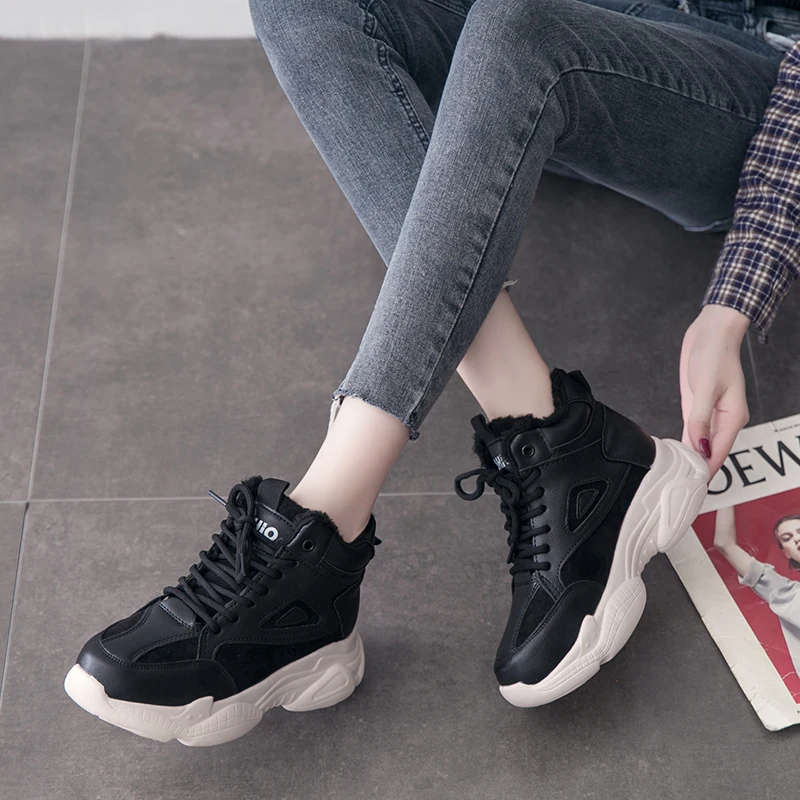 Женские кроссовки 2020 модная повседневная обувь женские удобные теплые на