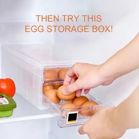 home type refrigerator food storage container with lid sealed crisper food fresh keeping egg fish fresh spacer organizer case