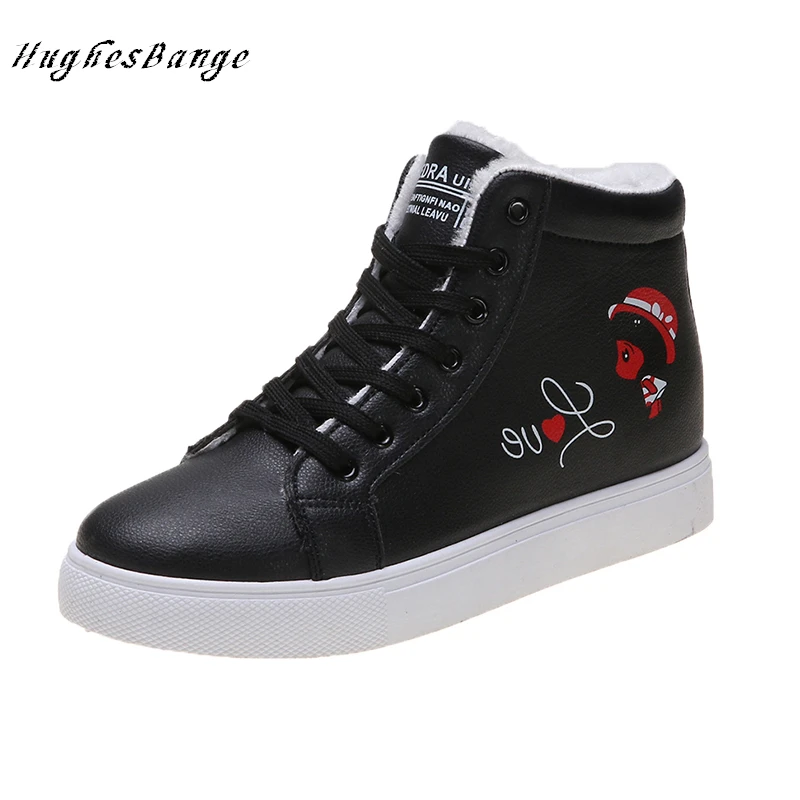 Женская обувь удобная бархатная водонепроницаемая из хлопка с рисунком