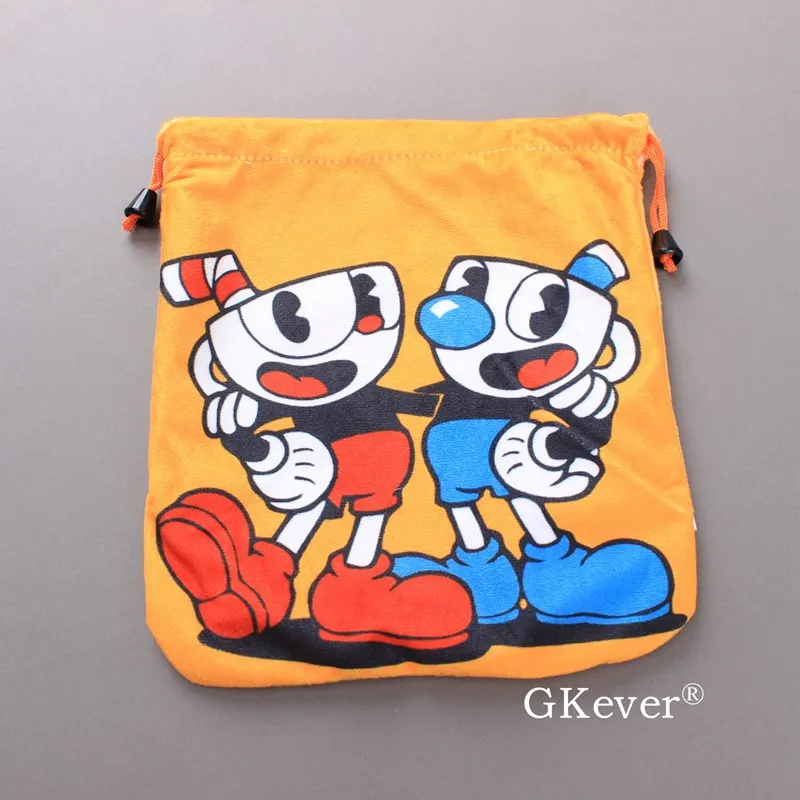 Cuphead Plush Bag Pouch Multifunctional Coin 20*23 cm Children Soft Toy Gift | Игрушки и хобби
