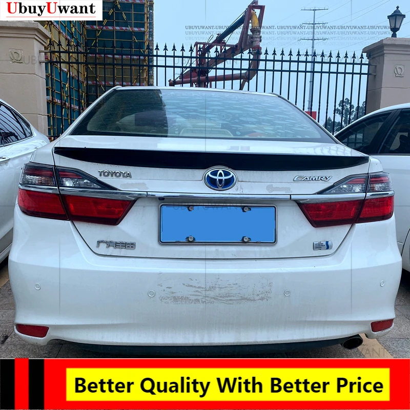 

Спойлер для Toyota Camry 2012-2016, Автомобильный задний багажник, крыло, ABS материал, аксессуары для заправки, спойлер, автомобильные аксессуары