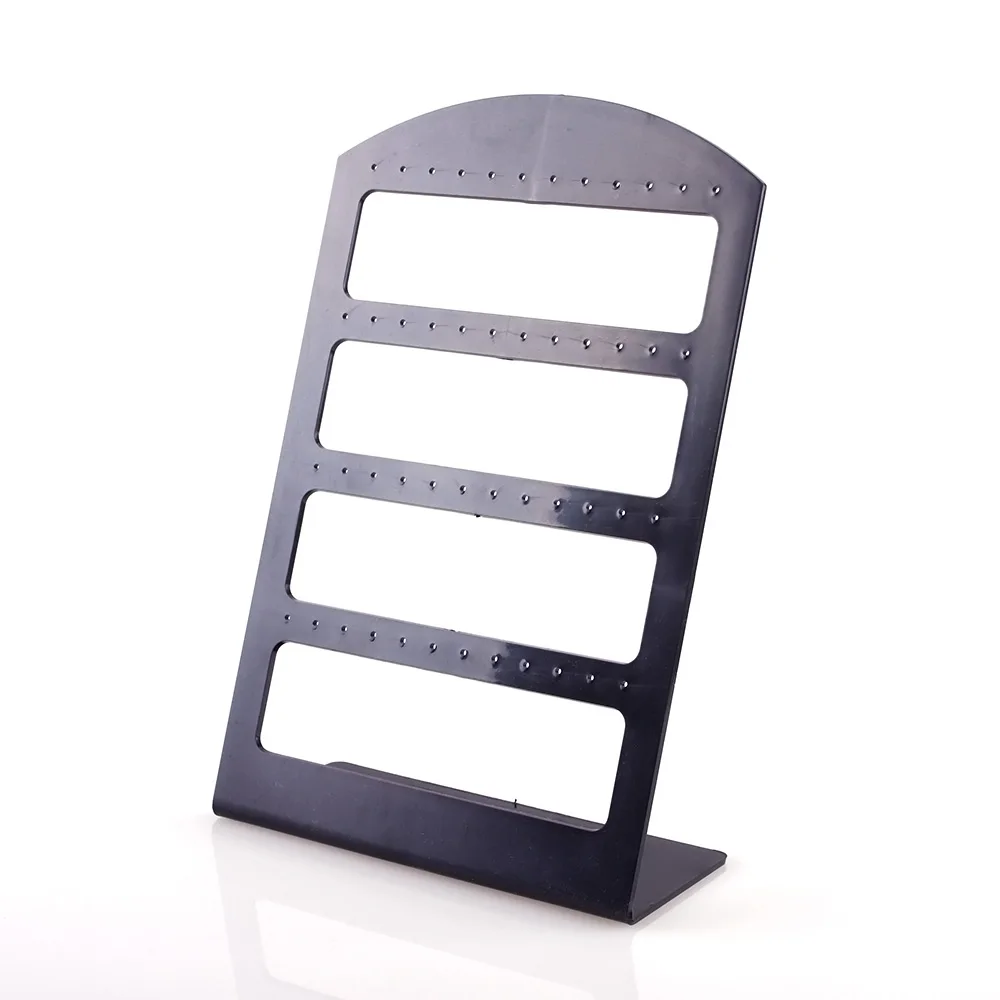 Органайзер для ювелирных изделий с 48 отверстиями подставка черный пластиковый