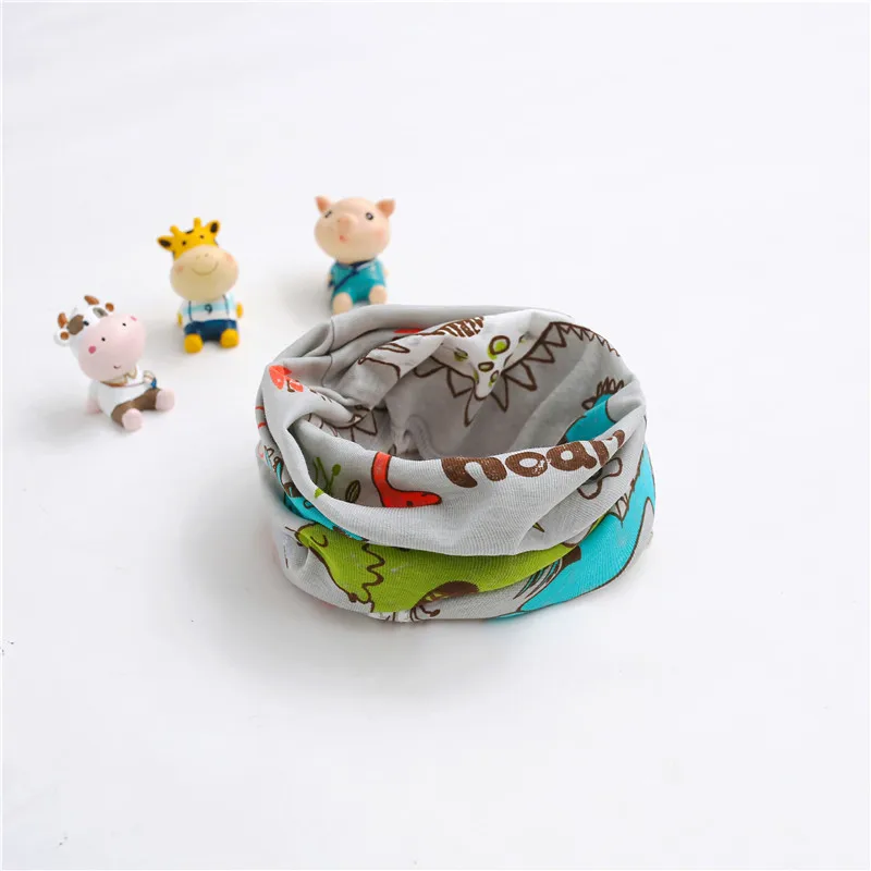 Хлопковые шарфы для мальчиков и девочек детский шарфик с мультяшной совой