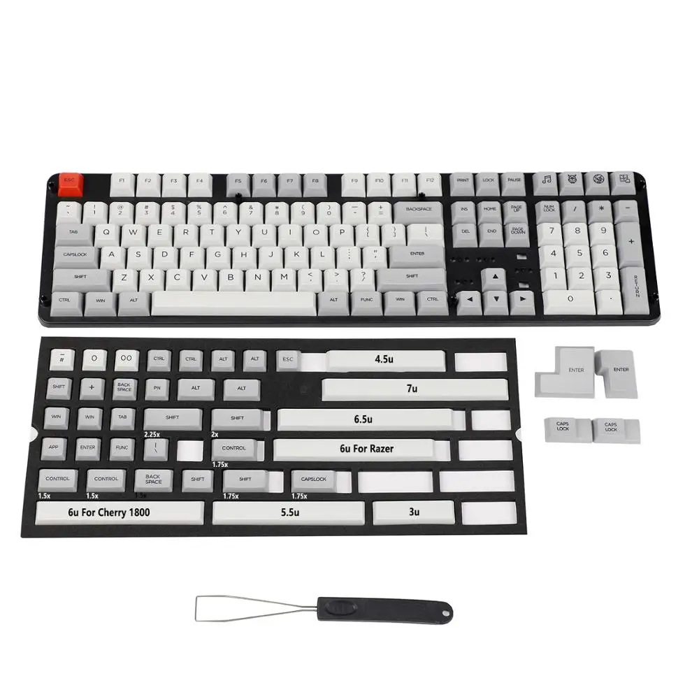 Moon Landing Mars Colony XDA Profile PBT 121 165 Keys Dye Sub Keycap набор подходит для механической клавиатуры MX Switches