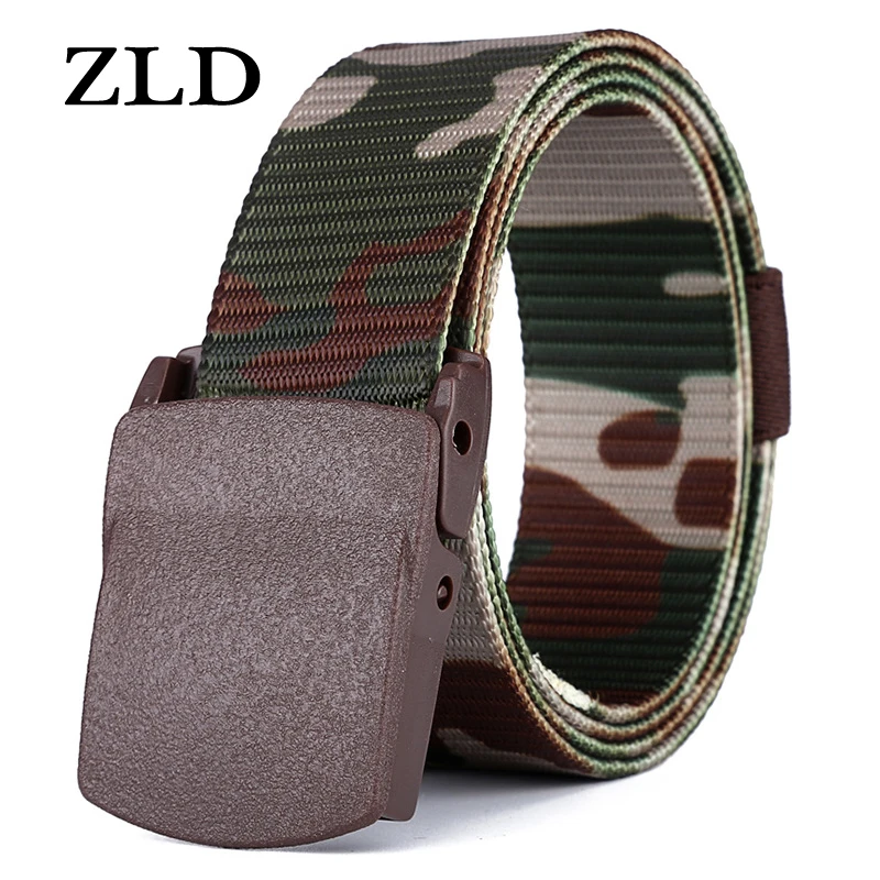 

ZLD New men Automatic Buckle nylon belt anti allergic quick drying belt women sports casual canvas ladies belt tactical belt