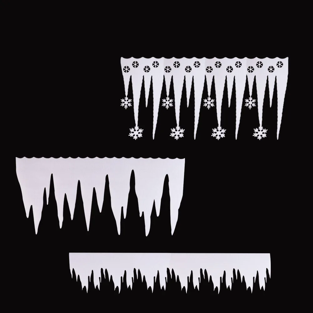 2 шт./партия Рождественская пена снежинка сосульки холодное украшение