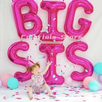 6pc 32 inch big sis aluminum foil balloons wedding house christmas party baby shower happy birthday decoration new years