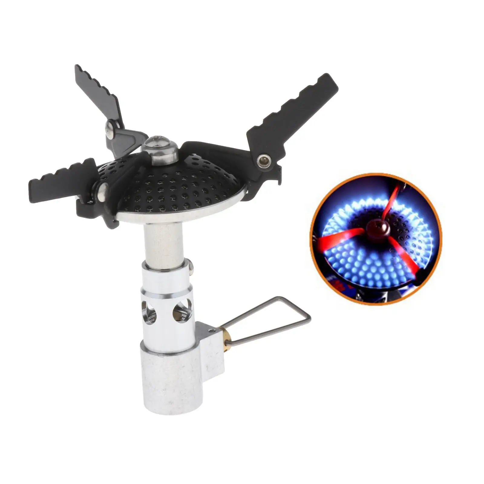 

Portable Camping Stoves Backpacking Stove, Stable Support Wind Resistance Camp
