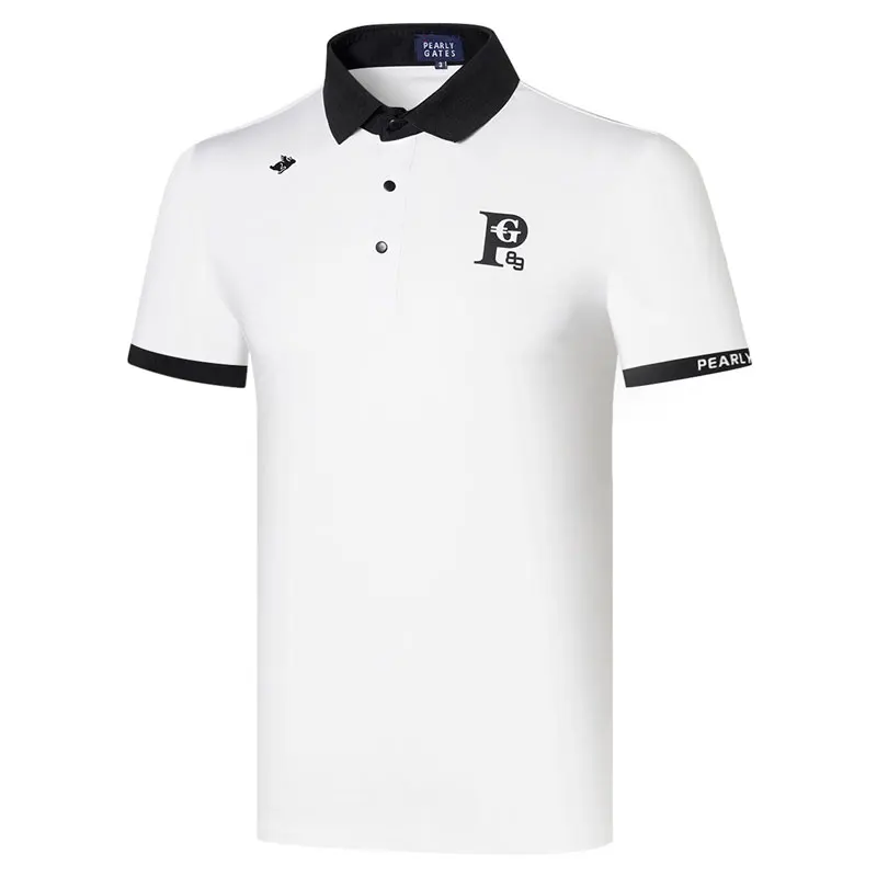 Новая летняя мужская футболка для гольфа с коротким рукавом PG новейшая