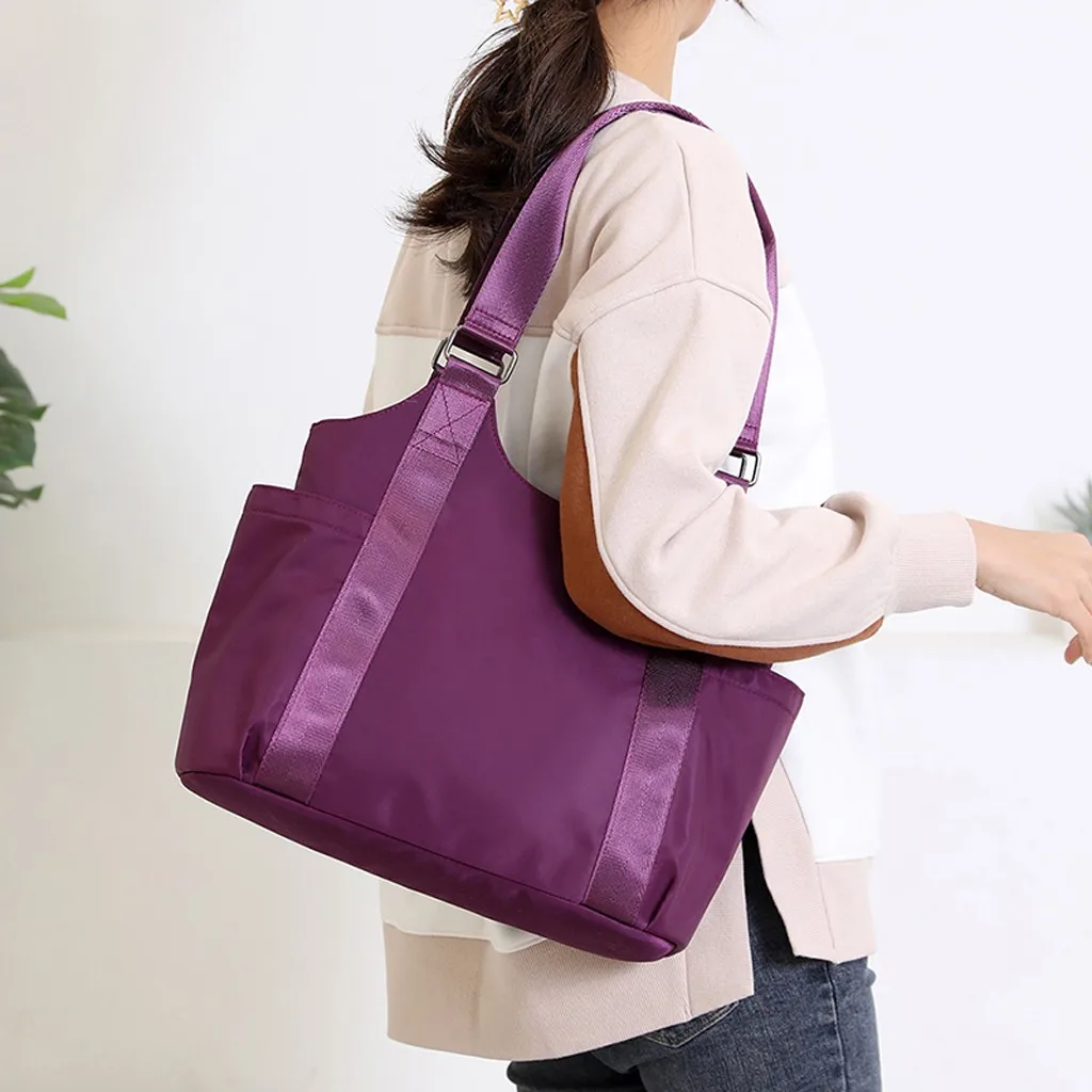 Модные Женские сумочки в стиле ретро однотонная вместительная Холщовая Сумка