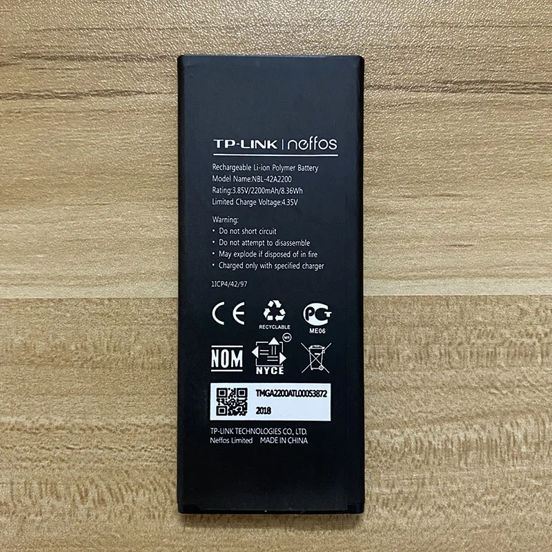 Новый NBL-42A2200 батареи для Neffos C5 TP701A B C E 2200mAh | Мобильные телефоны и аксессуары