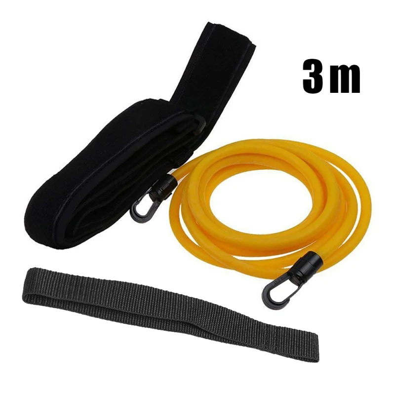 

Adjustable Swim Training Resistance Belt Adult Kids Swimming Bungee Exerciser Leash Mesh Pocket Safety Swimming Pool Accessories
