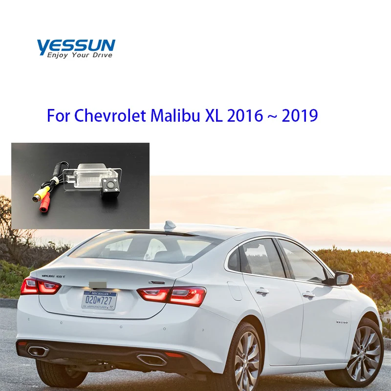 

Камера заднего вида Yessun для автомобиля Chevrolet Malibu XL 2016 2017 ~ 2019/камера ночного видения с ПЗС номерным знаком/камера заднего вида