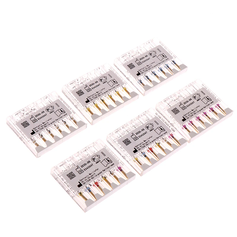 

6pcs Canal Enlargement Needle Enlarged File For Dental Machine Large Taper File