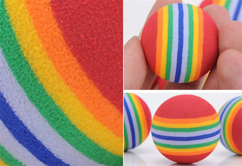 Мячик-игрушка для домашних животных красочные резиновые безопасные игрушки EVA