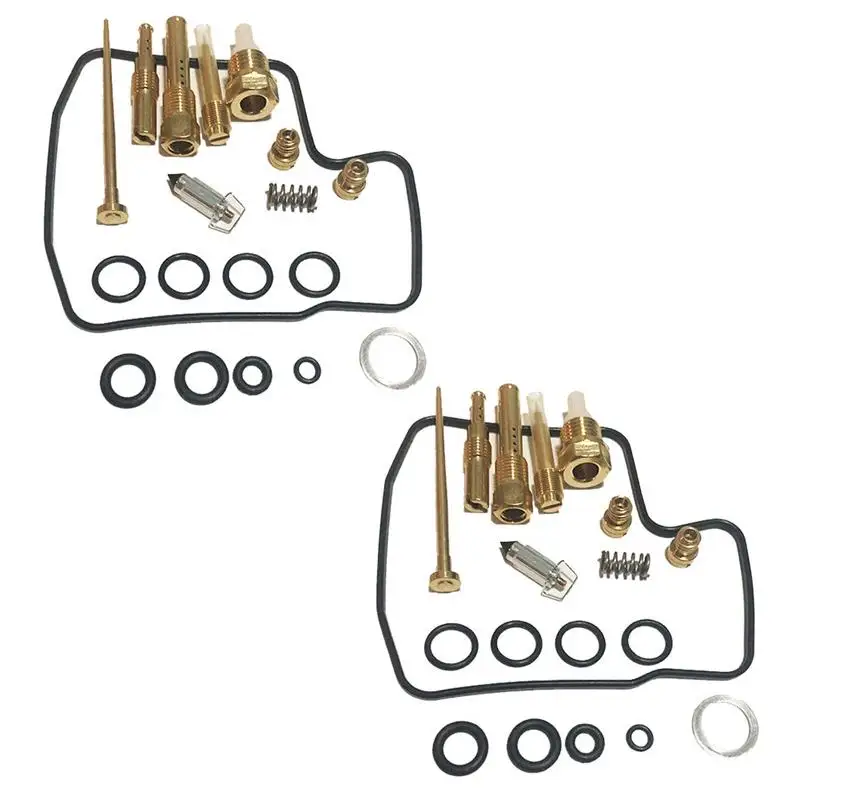 

Set 2 Carburetor Carb Rebuild Kit For HONDA SHADOW 1100 VT1100 KEYSTER 0201-005 Carburador Rebuild Replacement Parts