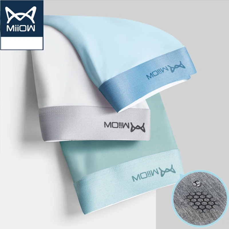 3 шт./комплект Мужские дышащие трусы-боксеры | Мужская одежда