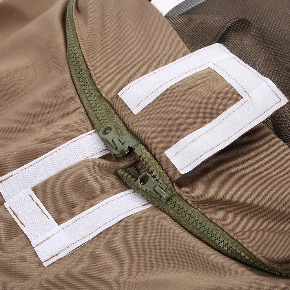 

Beekeepers Tools One-Piece Space Suit Double Zipper Beekeeper Suit Beekeeping Protective Clothes Smock Beekeeping Supplies