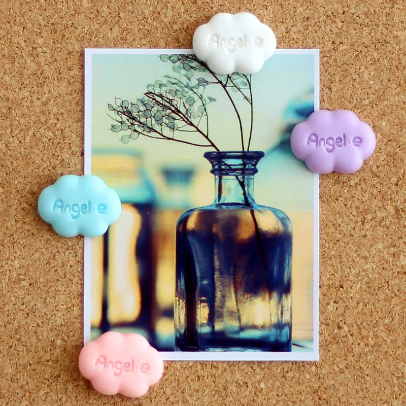 4 шт. цветные облачные карты нажимные булавки фиксаторы для большого пальца