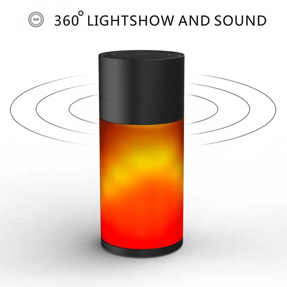 Красочный светодиодный Bluetooth Hi Fi стерео беспроводной динамик bluetooth портативный