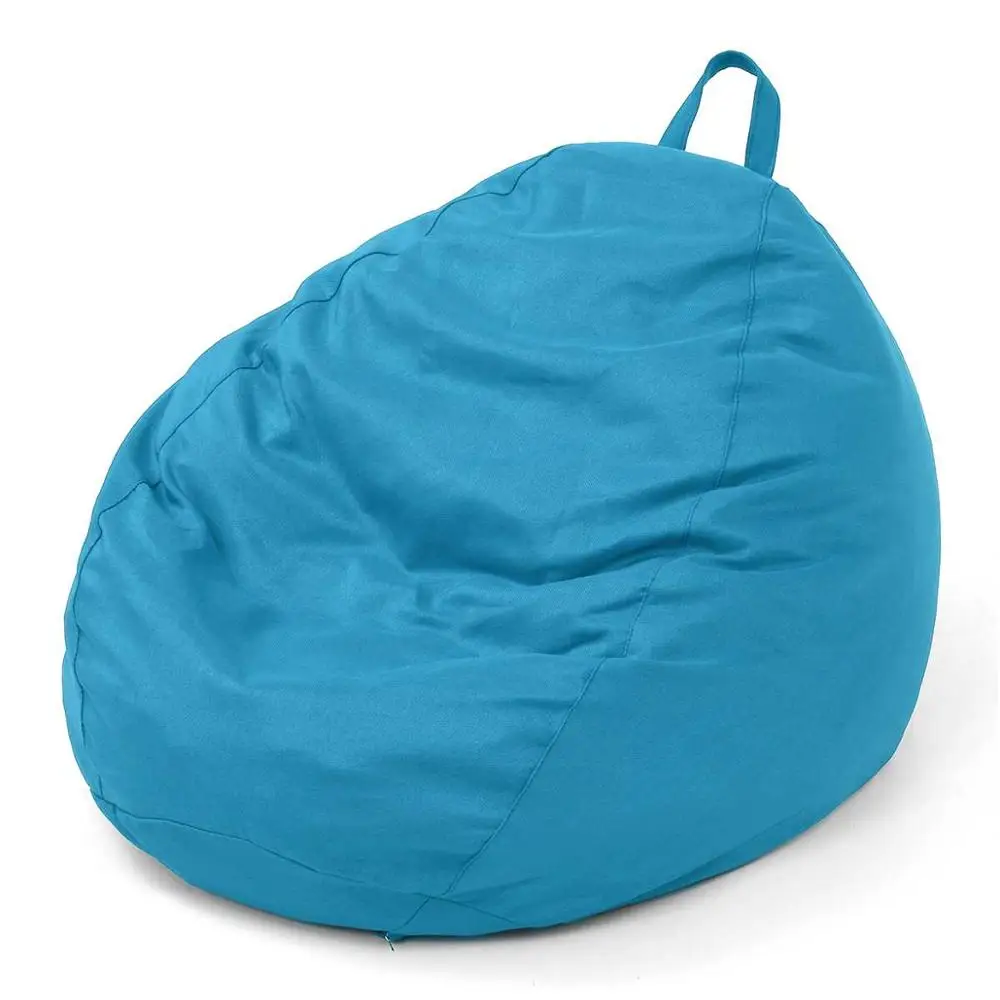 Чехлы для диванов Lazy BeanBag стулья без наполнителя из льняной ткани мешок отдыха