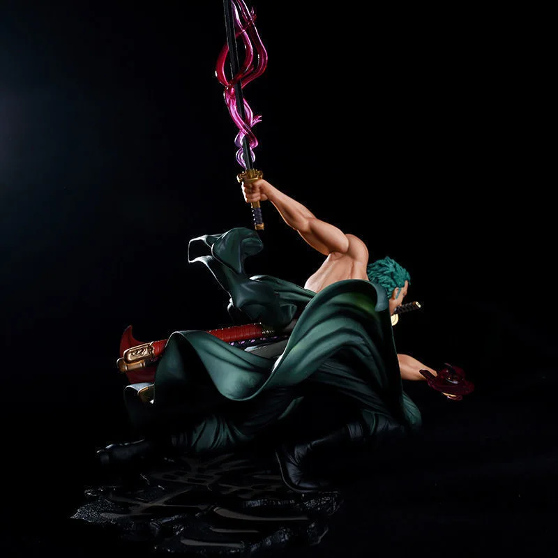 

One Pi 21 см аниме фигурка ророноа Зоро 1/8 с тремя лезвиями Sa-maximu m Манга Аниме статуя ПВХ экшн-фигурка коллекционные модели игрушки