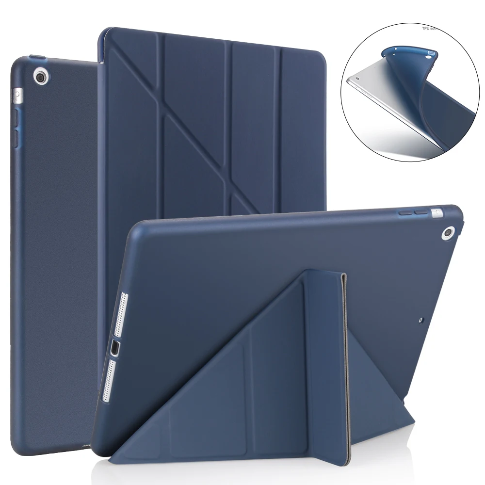 

Funda inteligente de cuero suave para Ipad Air 4 2020 19 ipad Air 1/2 iPad 97 2017/2018 5/6