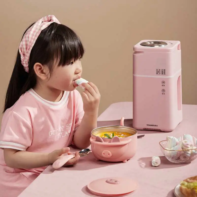 

600ML Electric Soybeans Milk Maker Small Household Automatic Blender Juicer Multi Cooking Soy Milk Supplementary Food Machine