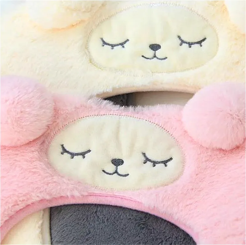 Бархатный Чехол на сиденье для унитаза с кроликом овечкой теплый мягкий чехол