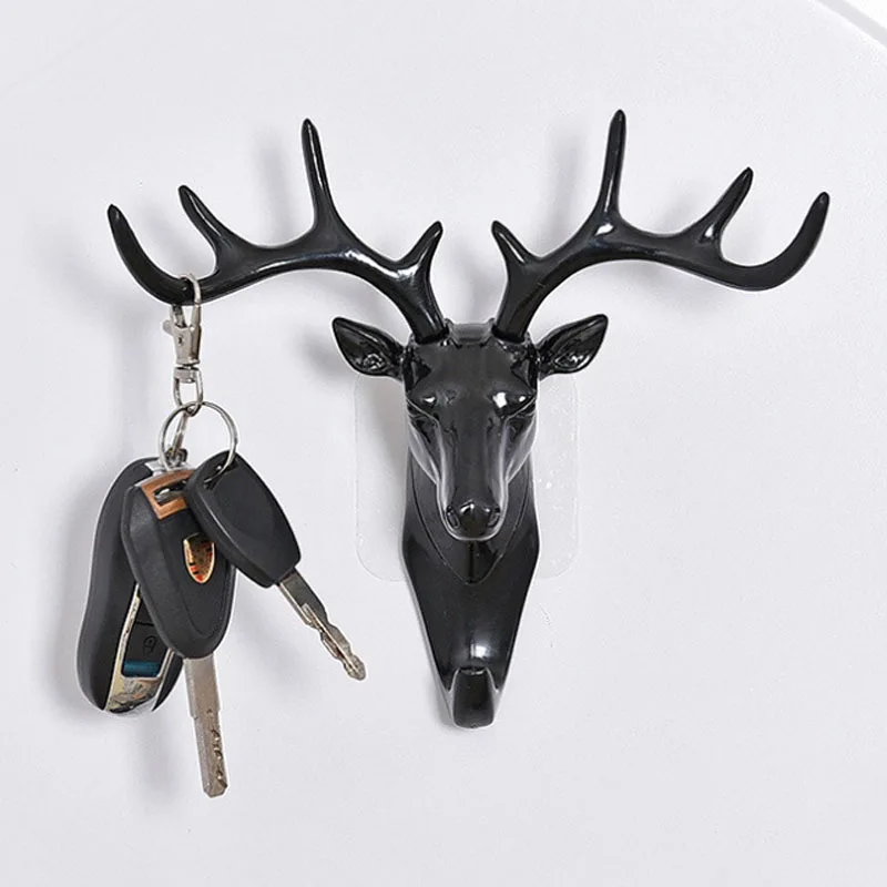 

Креативные настенные крючки в форме рога, украшения для гостиной, настенные Висячие инструменты, бытовые Безшовные стойки-держатели
