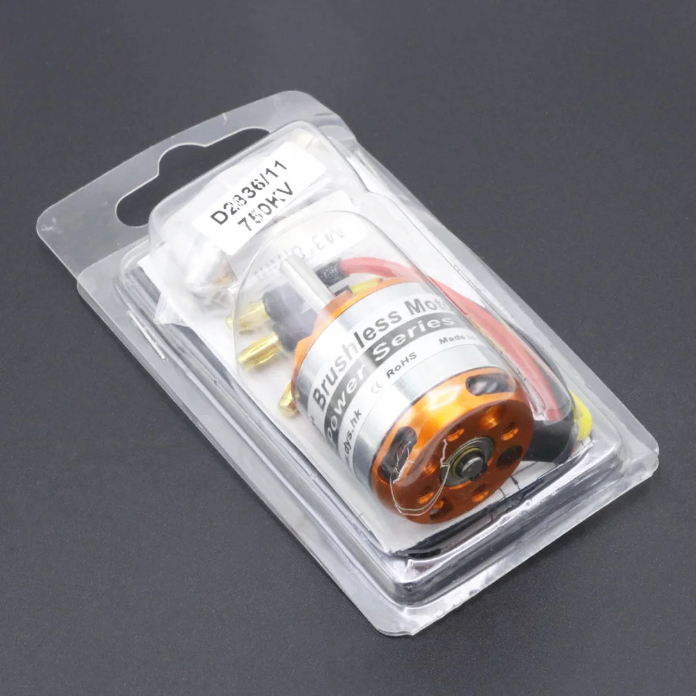 dys d2836 750kv 880kv 1120kv 1500kv 2 4s бесщеточный мотор с