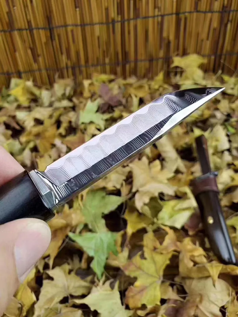 Japanese Damascus steel 60HRC Sheath Small Knife Letter Opener Sharpness Supply EDC tools | Инструменты