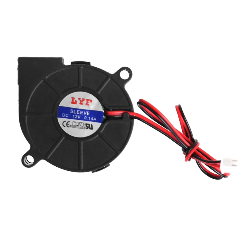 

50mmx15mm DC 12V 0.14A 2-Pin Computer PC Sleeve-Bearing Blower Cooling Fan 5015