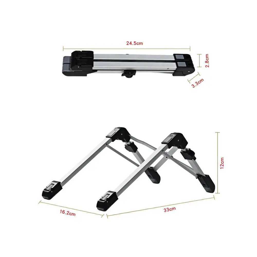 Алюминиевая Складная подставка для ноутбука Регулируемый базовый держатель MacBook