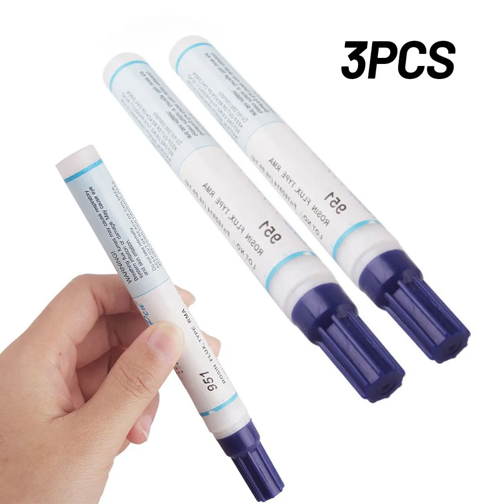 

3x Solder Flux Pen Flux Grease PCB Paste Resin-free Solarcell Soldering