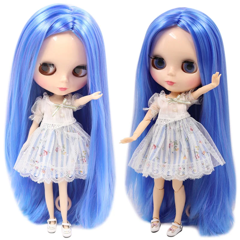 ICY Nude Factory Blyth Кукла № Y7216Y6208 светильник розовый микс фиолетовые волосы без челки телесный цвет кожи Нео