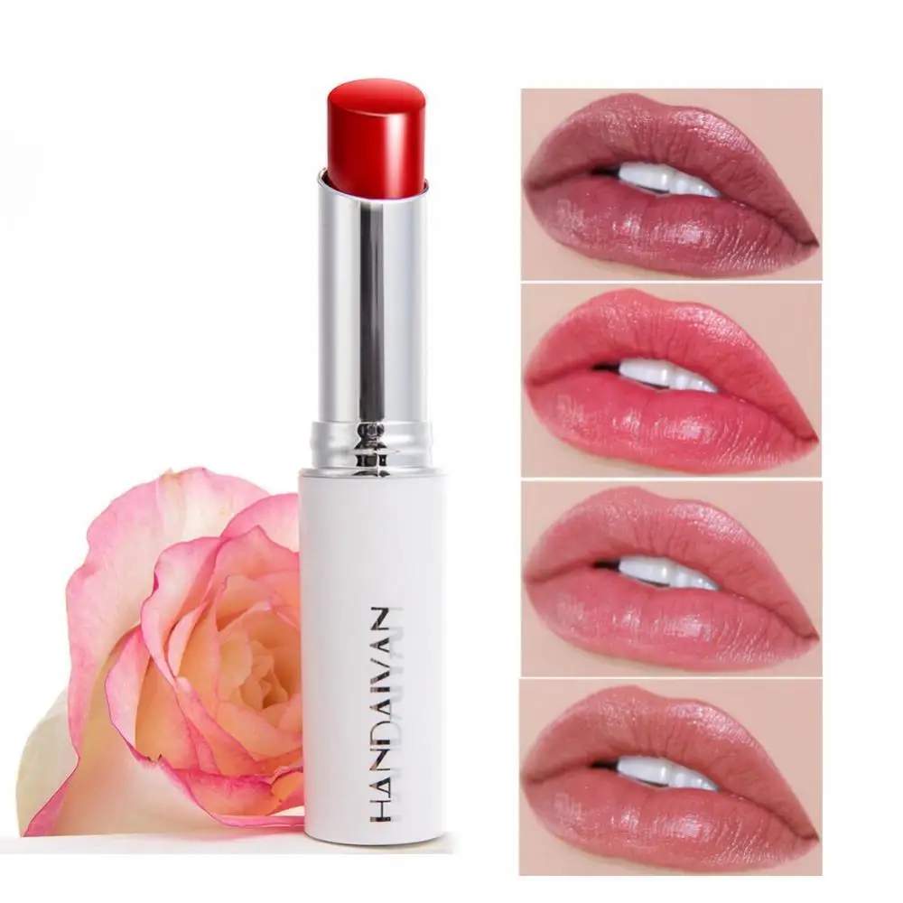 

HANDAIYAn Glitter Waterproof Lasting Lipstick Moisturizing Lip Balm Cosmetics