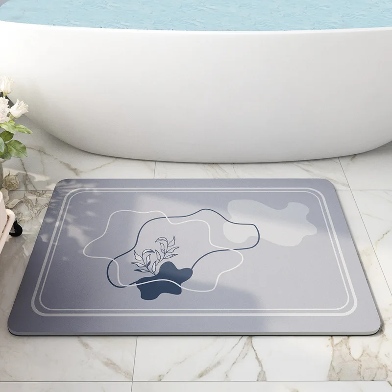 

Eovna Non-Slip Bath Mat Rugs for Bathroom Toilet Entrance Door Floor Stair Absorbent Quick Drying Bathroom Carpet