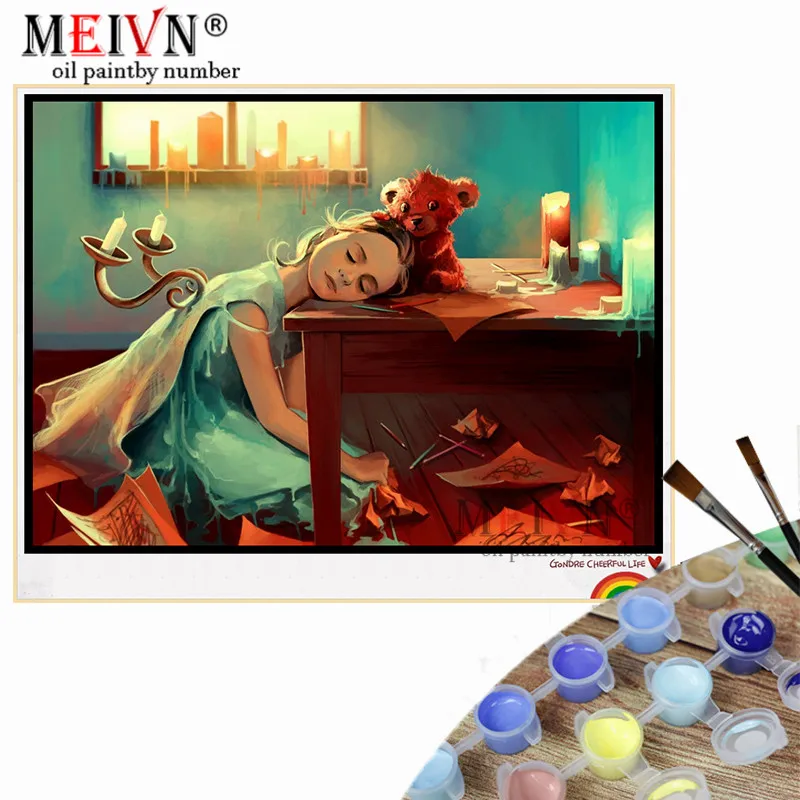 Meivn светильник свеча сказочный сделай сам масляная скоростная краска