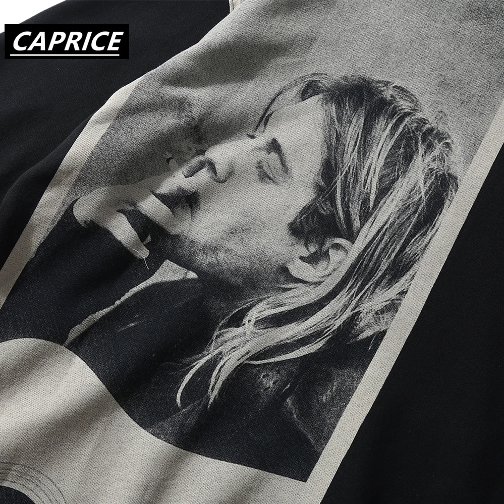 Kurt Cobain толстовки с принтом, мужские хип-хоп повседневные пуловеры в стиле панк-рок, толстовки с капюшоном, уличная мода, толстовки с капюшоном, топы
