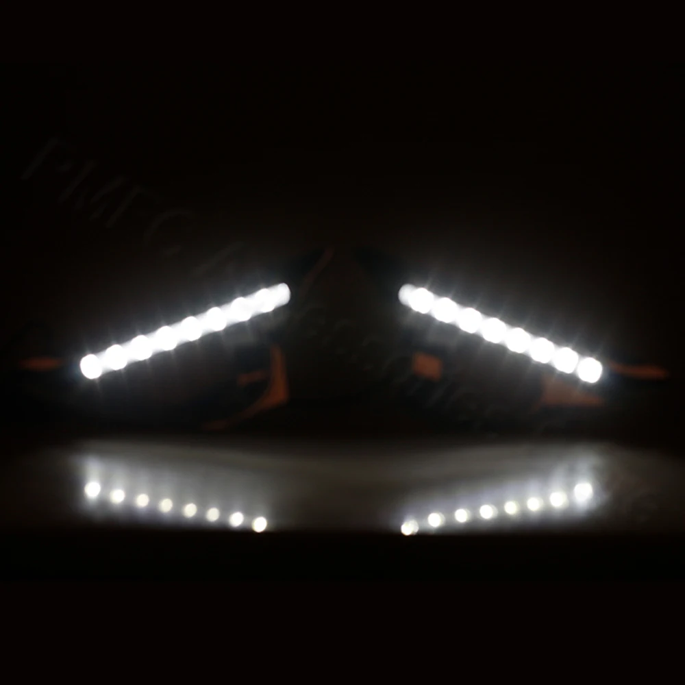 Светодиодные дневные ходовые огни PMFC DRL передний бампер аксессуары указатели