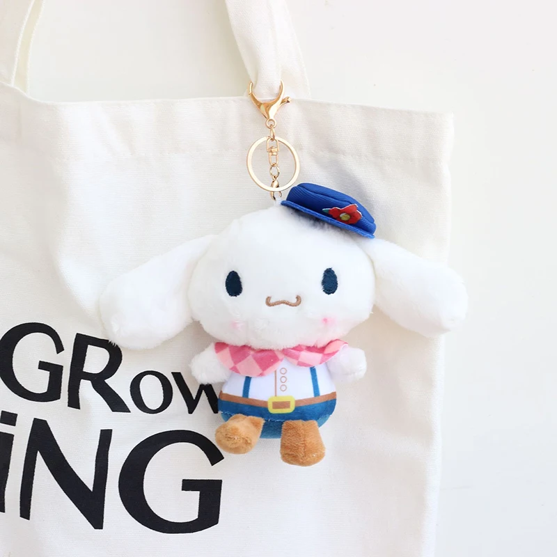 

Kawaii Big Ear Dog Plush Toys Japan Cartoon Anime Series Plush Doll Cute Navy Style Doll Keychain Bag Pendant Toy Gift for Girls
