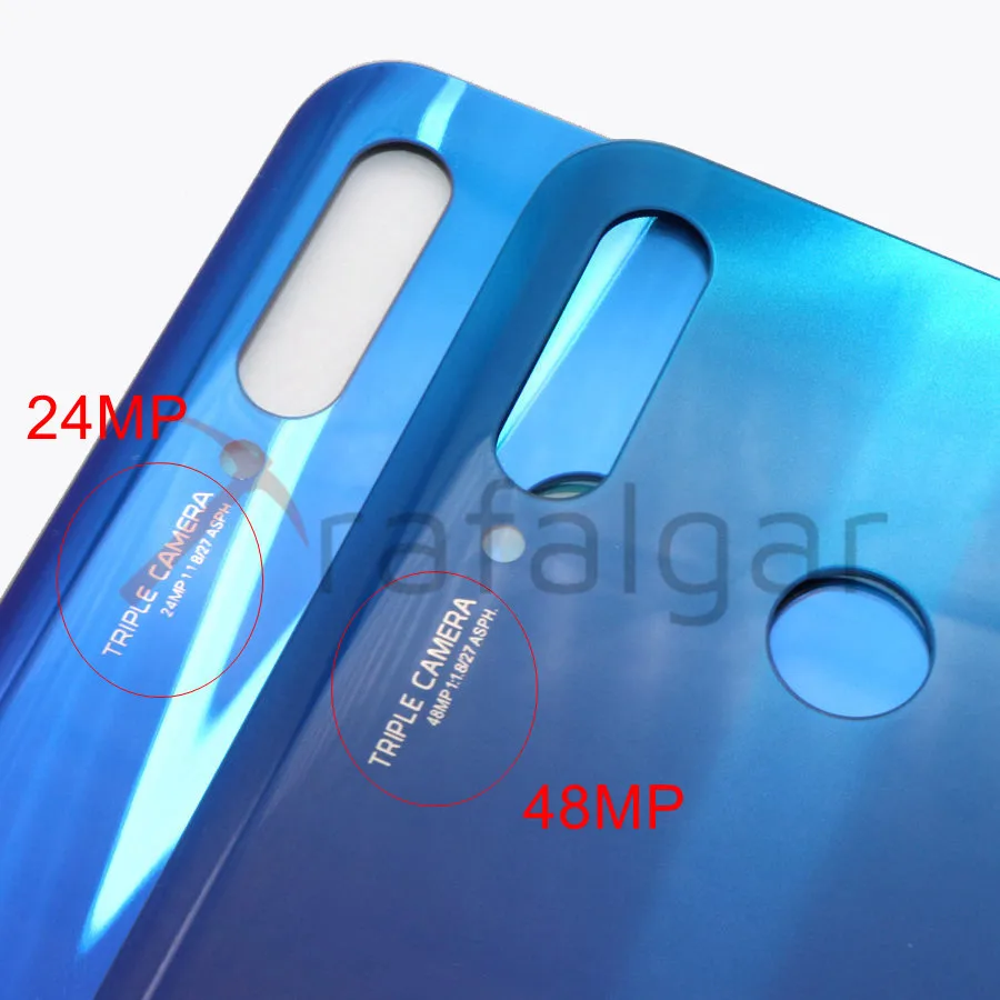 Крышка батарейного отсека для Huawei P30 Lite Задняя стеклянная панель Nova 4e задний