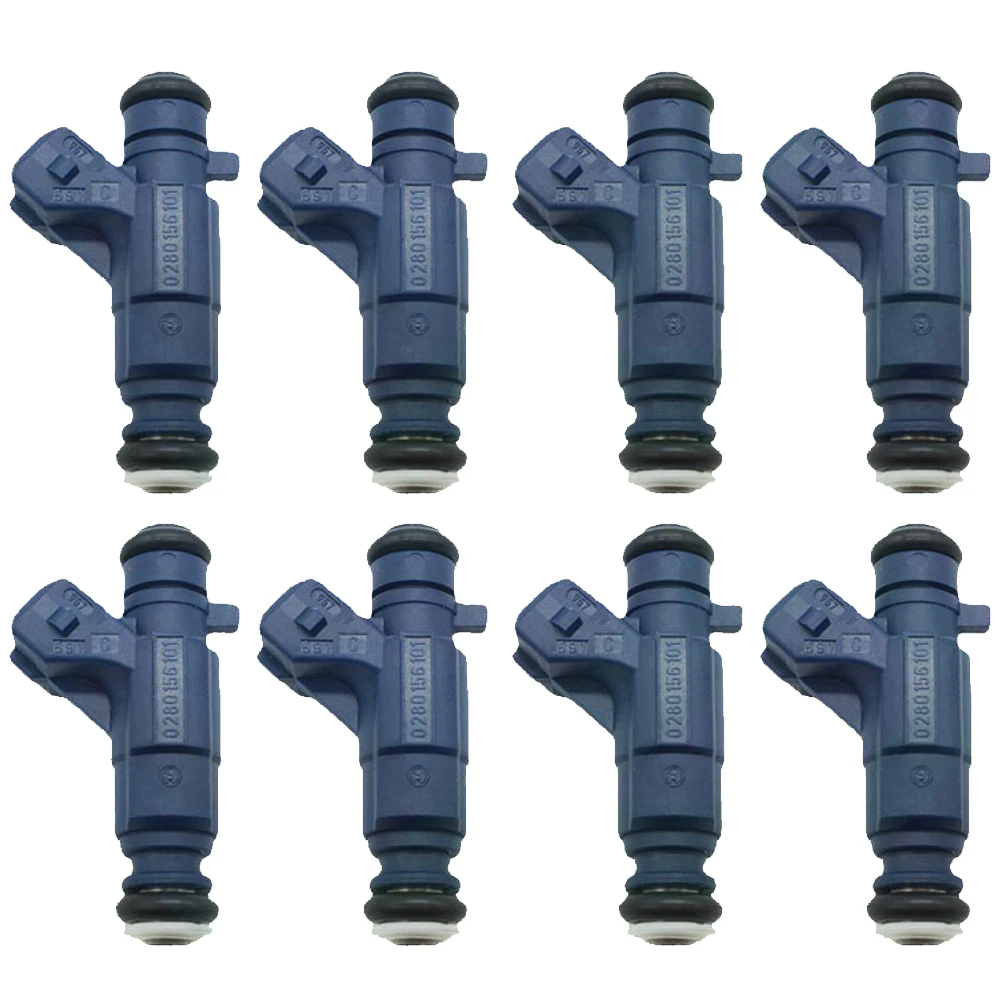 

8Pcs/Set Fuel Injector 0280156101 for Porsche Cayenne 4.5L V8 4511CC 2003 2004 2005 Accessories