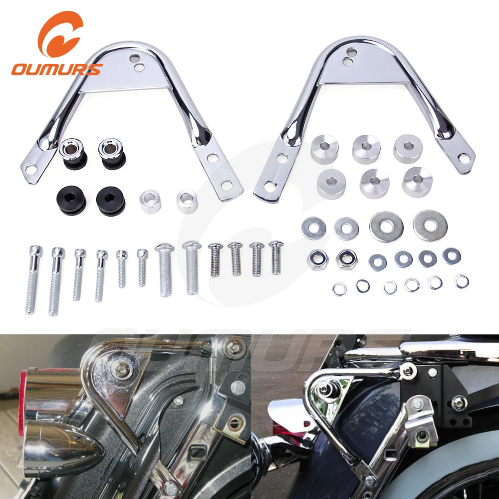 Багажная стойка для мотоциклистов ouwalls 97 08 стыковочное крепление Harley Road King Touring