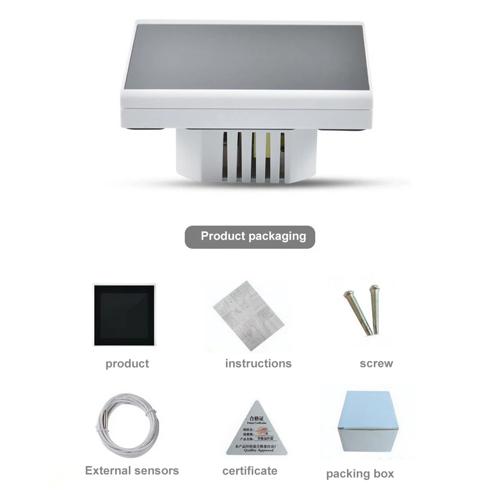 

90~240VAC remote electric heating temperature controller WiFi full screen touch screen mobile phone temperature controller