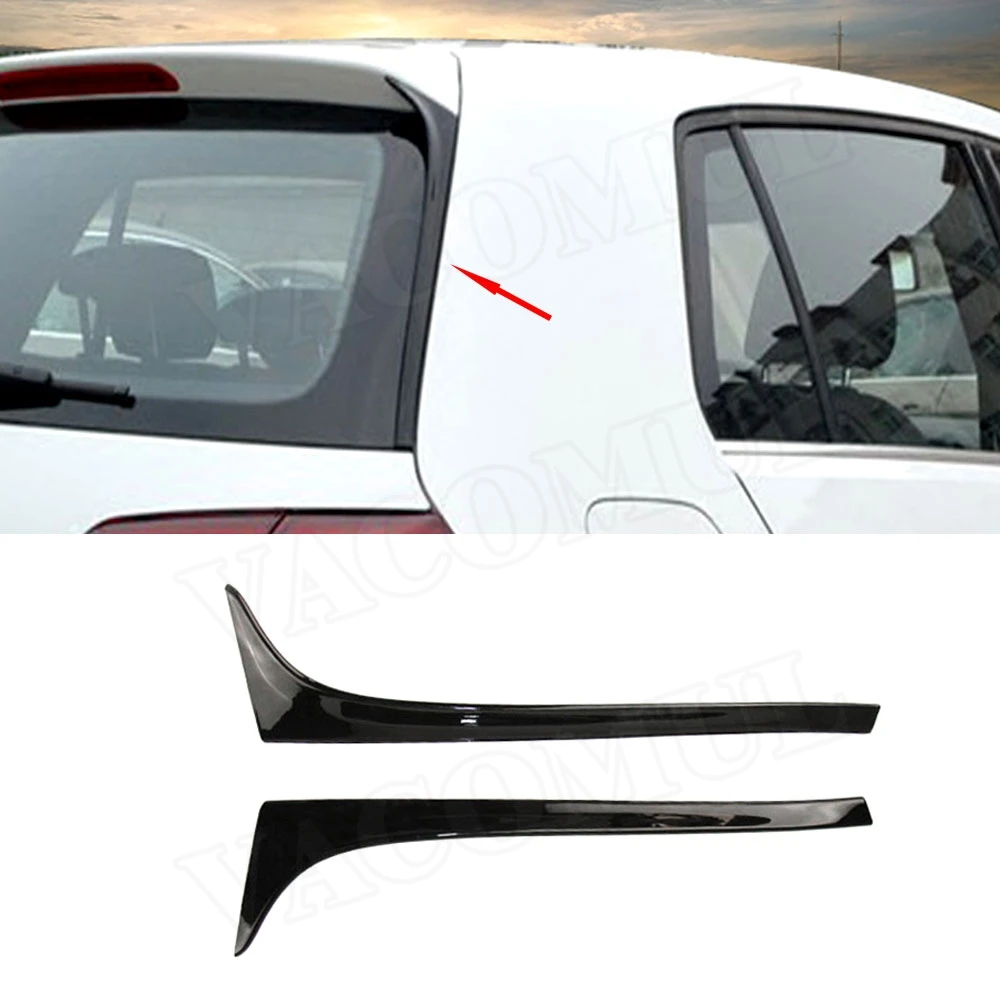 Автомобильный спойлер MK7 из углеродного волокна/АБС пластика черный Задний